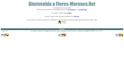 Desktop Screenshot of flores-morones.net