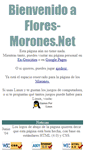 Mobile Screenshot of flores-morones.net
